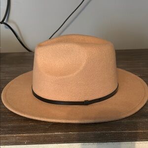 Tan Fedora Hat